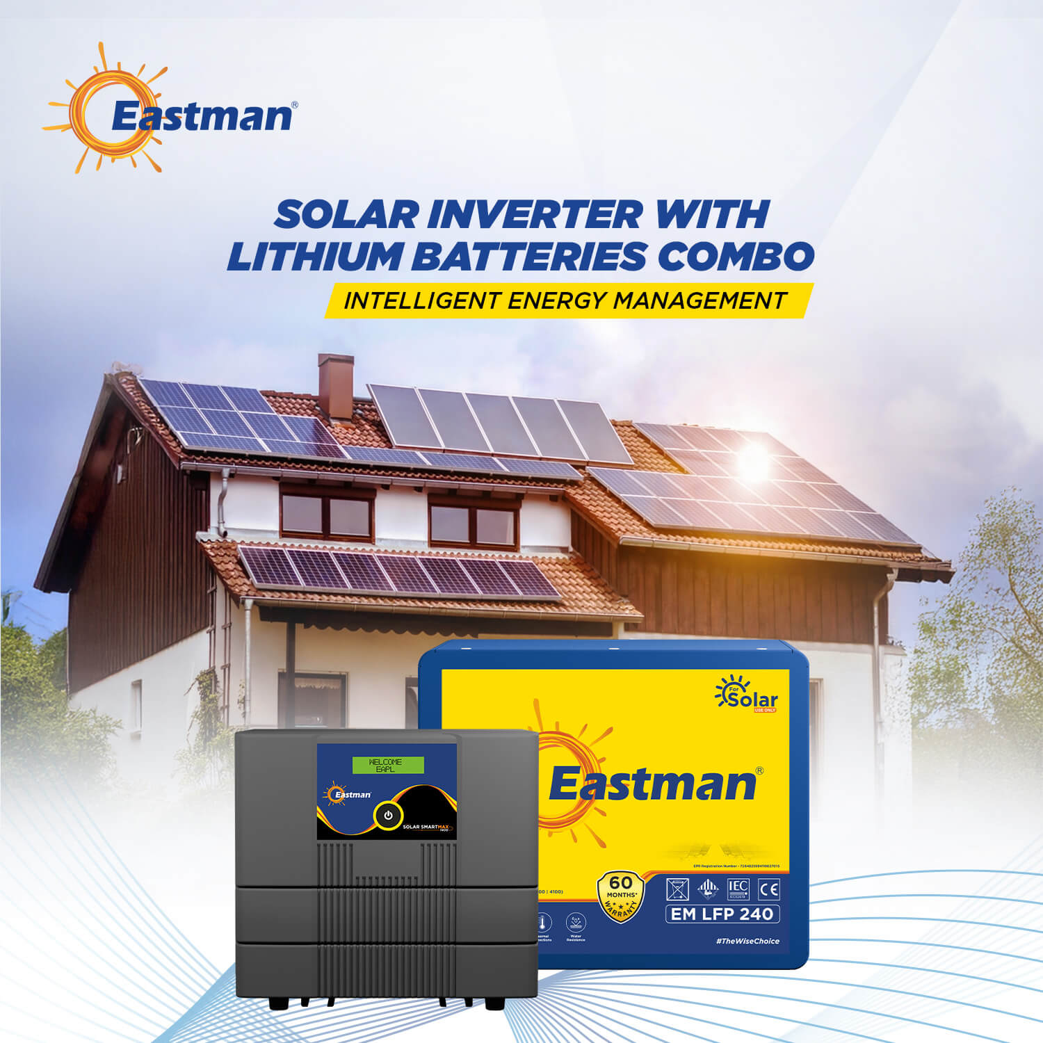 SOLAR SMART MAX 1400 12V + EM LFP 240